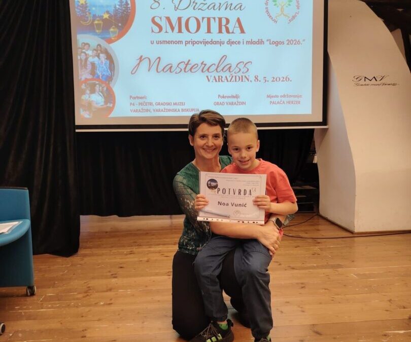Uspješan nastup našeg Noe na državnoj smotri pripovijedanja